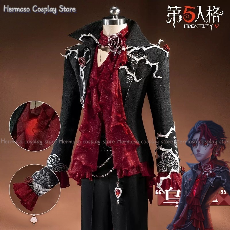 Women'S Red Accessories - ชุดคอสเพลย์ Identity V Composer Uaithne ชุดทักซิโด้ของ
