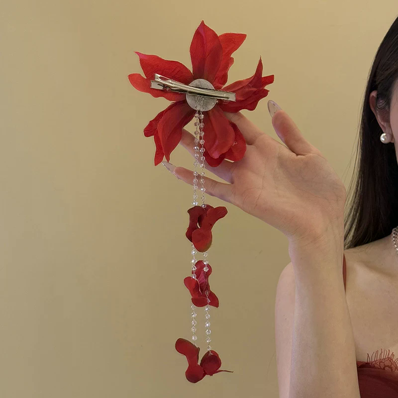 กิ๊บติดผมรูปดอกไม้แบบหนีบ ลดรา - Women Accessories Sale บทวิจารณ์และราคา