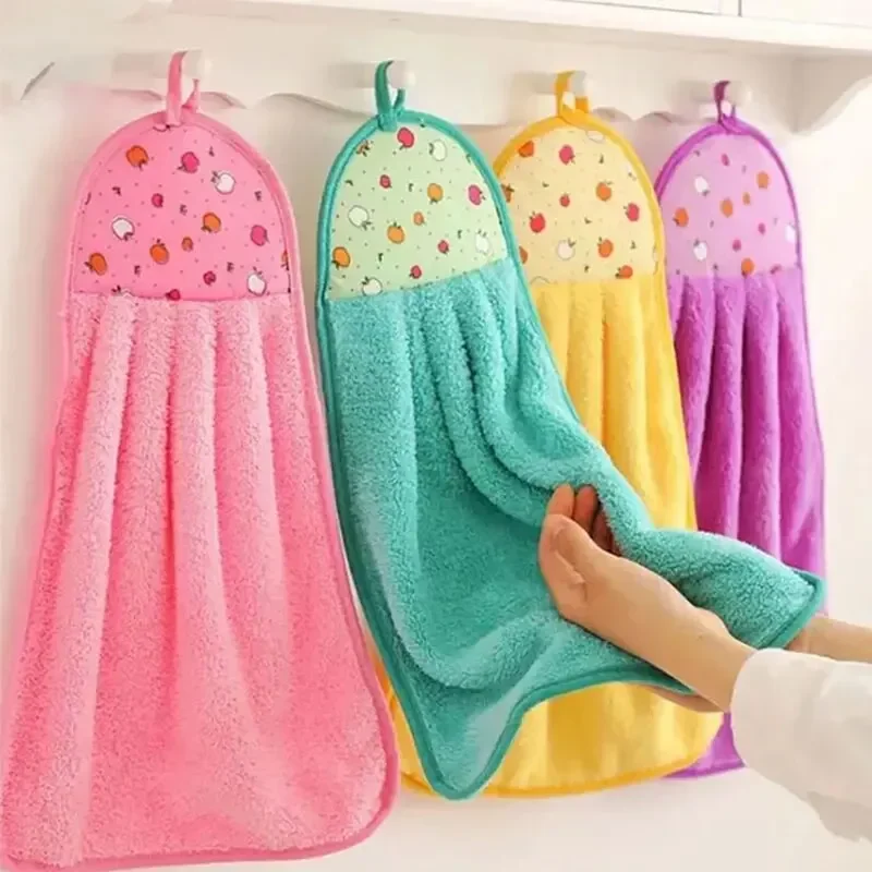 1 ชิ้น ผ้าขนหนูคอรัลเวลเวทสำหร - Women Kitchen Accessories บทวิจารณ์และราคา