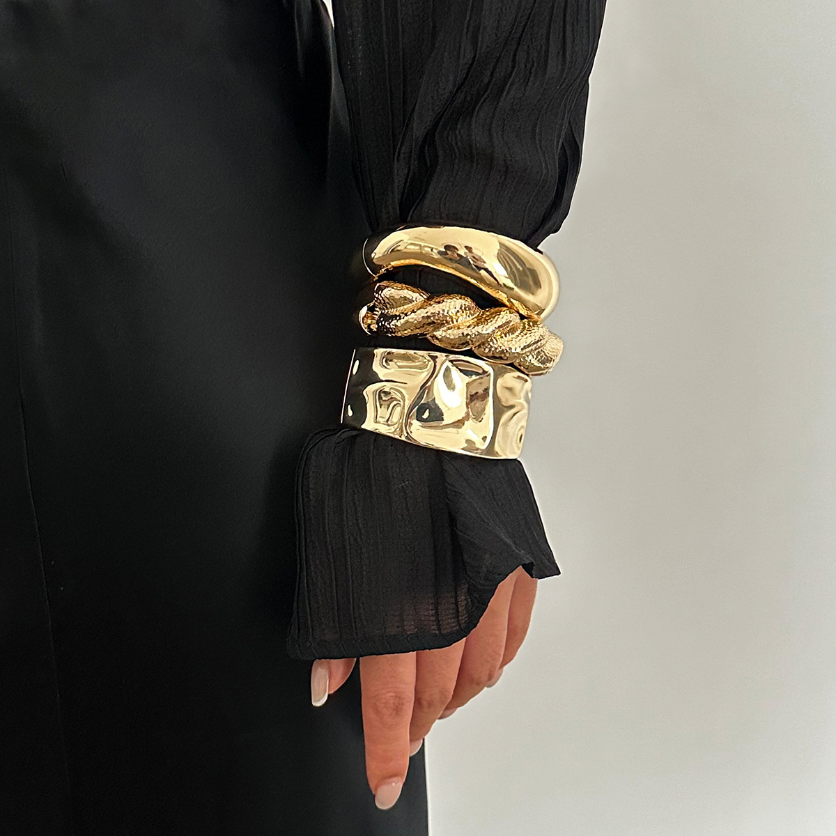 Vintage Gold สี Hip Hop โลหะไม - Women'S Emo Accessories บทวิจารณ์และราคา