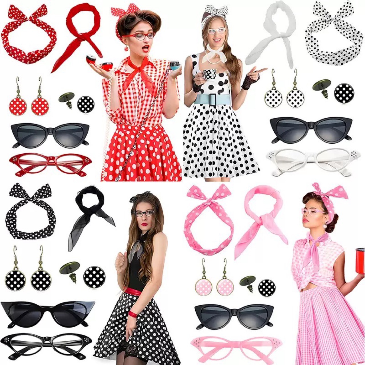 ชุดคอสเพลย์ผู้หญิงสไตล์ฮิปปี้ย - Women'S Accessories In The 1950S บทวิจารณ์และราคา