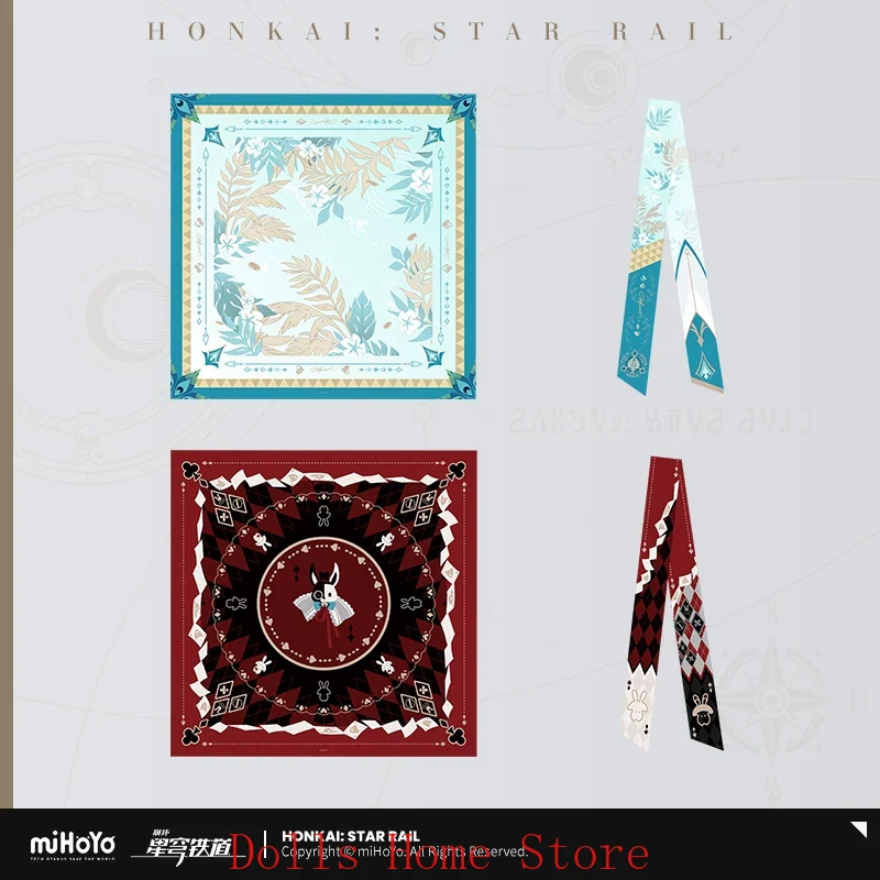 อนิเมะอย่างเป็นทางการ MIHOYO H - Silk Scarf Square บทวิจารณ์และราคา